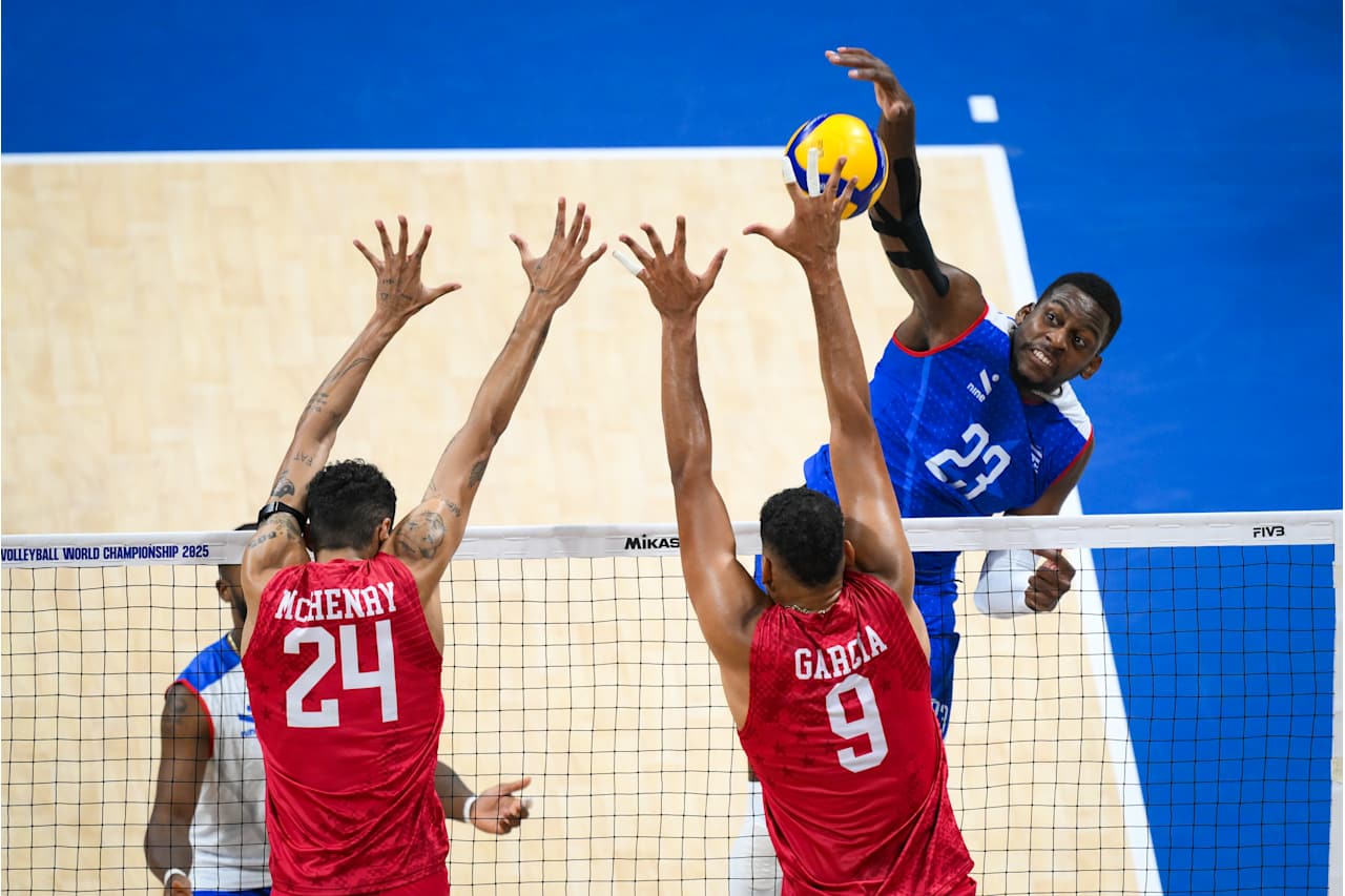 古巴队副攻, 强对阵初见 古巴队副攻, 强对阵初见